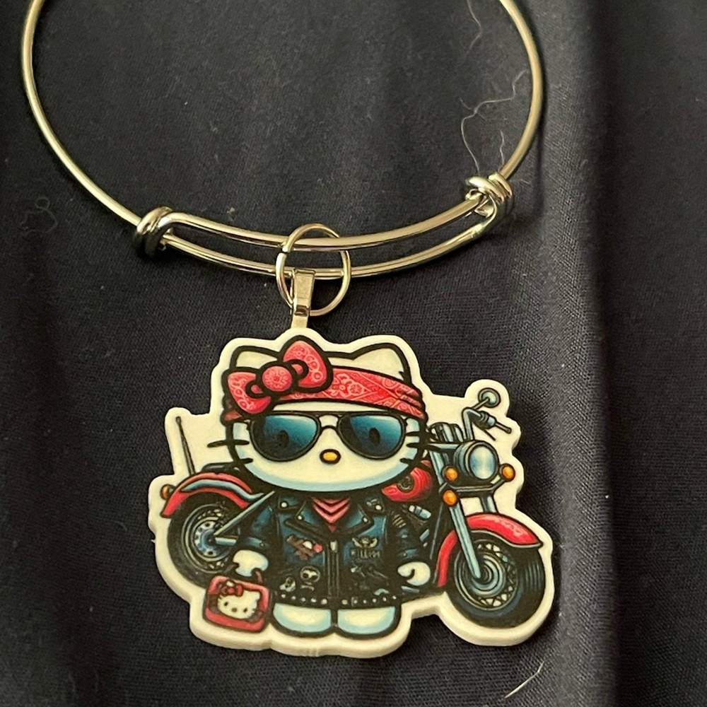 Hello Kitty Biker Charm Bracelet